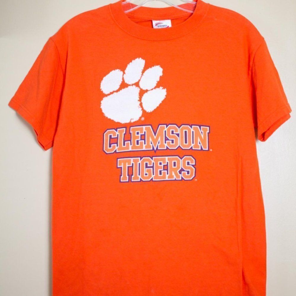 Vintage NCAA Clemson Tigers orange t shirt size small